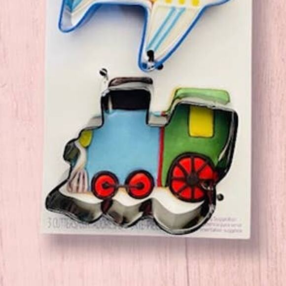Wilton Fun Cookie Shapes (3) Piece Cookie Cutter Set- Vehicles/Transportation - Picture 4 of 4